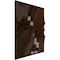 Ekena Millwork 19 5/8in. W x 19 5/8in. H Rogue EnduraWall Decorative 3D Wall Panel Covers 2.67 Sq. Ft. WP20X20RGAMB - alternate 2
